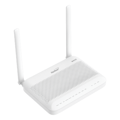 ONU GPON / Wi-Fi 5 Dual Banda / 4 Puertos Gigabit / 1 POTS / USB 2.0 / MIMO 2×2 / 2 Antenas 5 dBi / SC/UPC / Clase B+