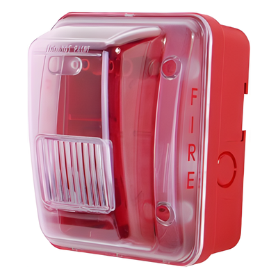 Cubierta para sirena estrobo exterior / Policarbonato Lexan® / 4.75′ x 5.75′ x 4.18′ / UL 464 & UL 1971