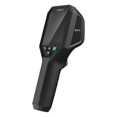 Cámara Termográfica para Bomberos / IR 256×192 / Rango -20°C a 550°C / Precisión ±2°C/±2% / Pantalla LCD 3.2″ / Autonomía 6 h / IP65 / 380 g