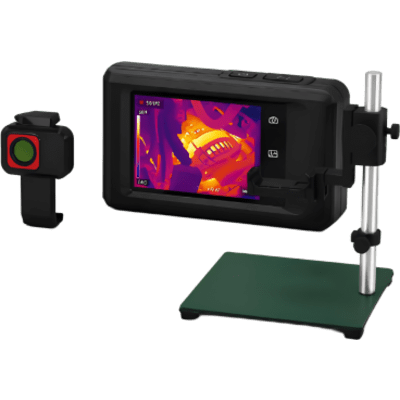 KIT POCKET2 LENTE MACRO BRACKET – Cámara Termográfica Portátil Lente 3.5 mm (256 × 192) / WiFi / IP54 / Memoria interna 16 Gb / Hasta 4 Horas de Funcionamiento Continuo