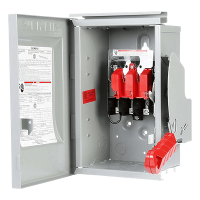 Interruptor de Seguridad / 600Vca / 3 Polos / 100 A / NEMA 3R / Sin Portafusibles
