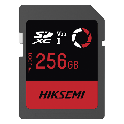 Memoria SDXC / 256 GB / Lectura 180 MB/s / Escritura 150 MB/s / V30 U3 Clase 10 / Resistencia -25°C a 80°C / Anti-impactos y Vibración