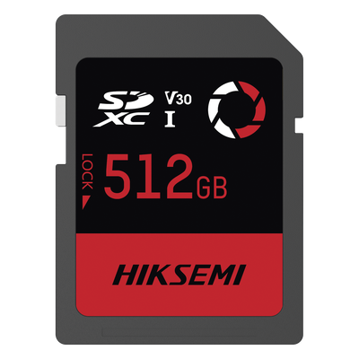 Memoria SDXC / 512 GB / Lectura 180 MB/s / Escritura 150 MB/s / V30 U3 Clase 10 / Rango -25°C a 80°C