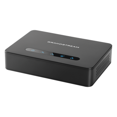 Adaptador de Teléfono Analógico / 1 Puerto FXS / 1 Puerto FXO / HD VoIP / Fax T.38 / Ultra Compacto