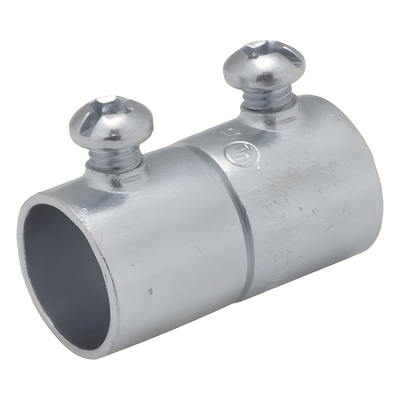 Cople para Pared Delgada / 1 1/2 in / Acero Galvanizado / Fijación por Tornillo / Longitud Total 2.992 in (0.25 ft)