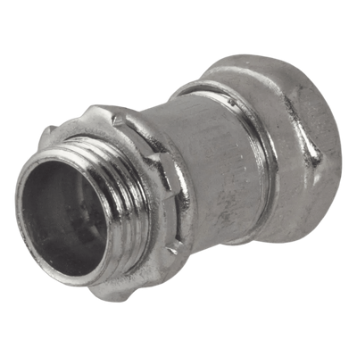 Conector de Compresión / Pared Delgada / 1/2 in / Acero Galvanizado / 1.004 x 1.004 in
