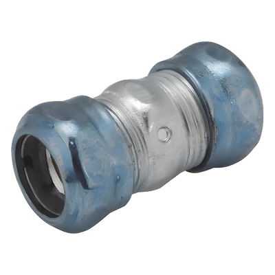 Conector de Compresión Hermético / Acero Galvanizado / Pared Delgada 1 1/2 in / Locaciones Húmedas / 2.31 in (58.67 mm) Alto