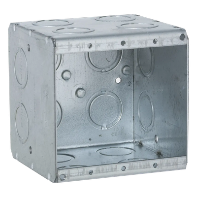 Caja Multigang / 2 Gangs / 3.5 in Profundidad / 16 Entradas 1/2-3/4 in / 45 in³ / UL Listed