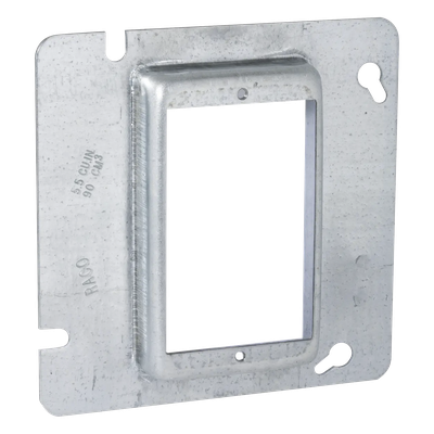 Sobretapa Cuadrada / Acero Galvanizado / 4.688 in x 4.688 in / Realce 0.75 in / UL Listed