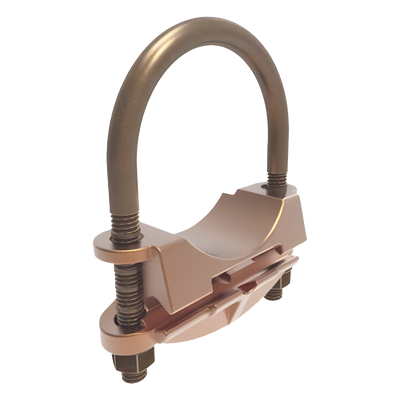 Conector Mecánico / Cables 4 a 3/0 AWG / Paralelo o 90° / Tubo 2″ o Varilla 2″ – 2 3/8″ / Torque 240 lb-in / UL 467