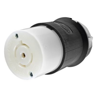 Conector Industrial con Bloqueo de Media Vuelta / 20 A / 120/208 V CA / 4 Polos 5 Hilos / NEMA L21-20R / 3.86 in (98.04 mm) Alto