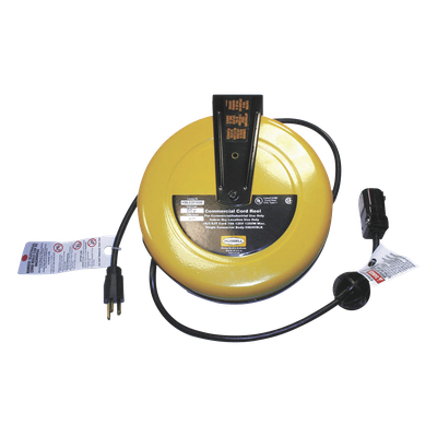 Carrete de Extensión / 16/3 SJT / 125V CA / 10A / 7.6 m (25 pies) / Conector HBL5969VBLK / UL