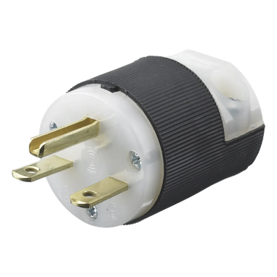 Clavija Industrial / 15A / 250V / NEMA 6-15P / 2 Polos 3 Hilos / Policarbonato