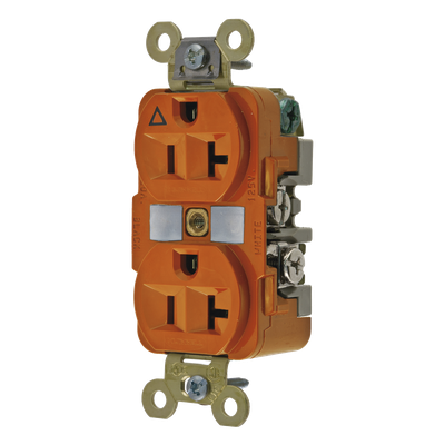 Contacto Dúplex Industrial / 20 A / 125 V / 2 Polos 3 Hilos / NEMA 5-20R / IP54 / Operación -40°C a 75°C (-40°F a 167°F)