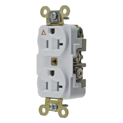 Contacto Dúplex Industrial / 20 A / 125 V / 2 Polos 3 Hilos / NEMA 5-20R / Grado Pesado