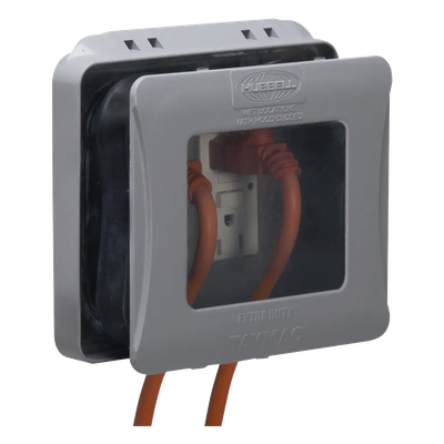 Cubierta Impermeable / 2 Entradas / Montaje Vertical / Servicio Pesado / Expandible / 6.15 x 5.77 in / NEMA 3R / 106.45 in³