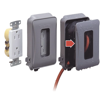 Cubierta impermeable / 1 entrada / Montaje horizontal-vertical / Servicio pesado / Expandible / 74.41 in³ / NEMA 3R / 6.14 x 4.04 x 3 in