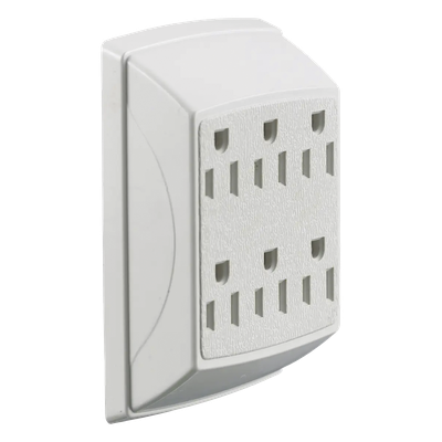 Multicontacto Dúplex / 6 Salidas / 15 A / 125 V CA / 1875 W / Aislamiento Reforzado / -40 °C a 75 °C (-40 °F a 167 °F)