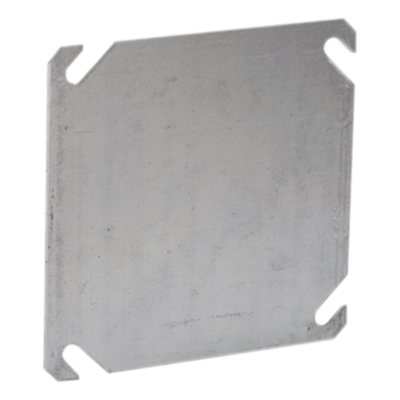 Tapa Ciega Cuadrada / 4 Pulgadas / Acero Galvanizado / 0.286 kg / Cajas 4″x2″