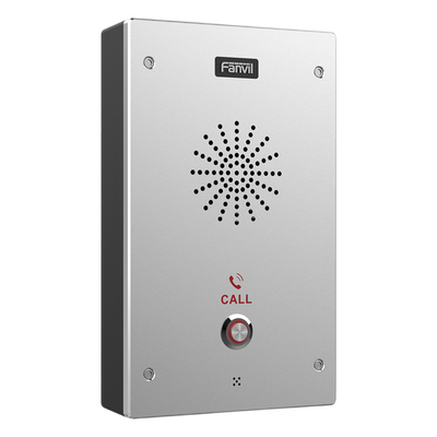 Intercomunicador IP / 2 Líneas SIP / PoE / IP65 / IK10 / Altavoz 3 W / 2 Relevadores 12V DC / Anti-Vandálico
