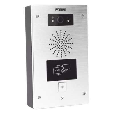 Video Portero IP / 2 Líneas SIP / Cámara HD 2MP / IR Nocturno / RFID / IP65 e IK10 / PoE 802.3af / Onvif / -40°C a 70°C