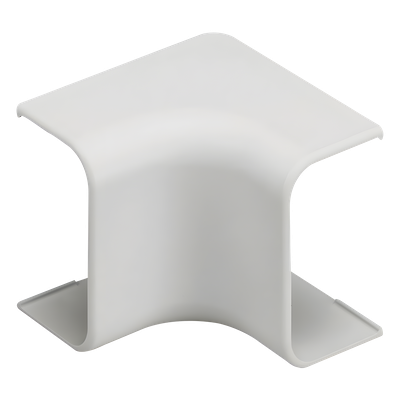 Esquinero interior / Canaleta LD10 / ABS / Blanco mate / UL94V-0 / FT4 / 0-50°C