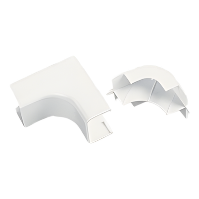 Esquinero Interior / ABS Blanco / UL94V-0 FT4 / 0 a 50°C / 90° / Canaleta LDPH10 LD2P10