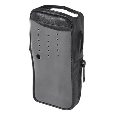 Funda de Piel Reforzada / Cubierta Frontal Transparente / Compatible con Radios Kenwood TK-2000KV2 y TK-3000KV2
