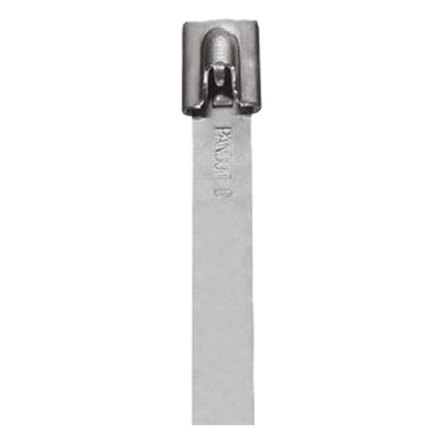 Brida de Acero Inoxidable / Longitud 998 mm (39.3 in) / Ancho 6.6 mm (0.26 in) / Resistencia 556 N (125 lb) / Rango -60°C a 538°C / UL / Paquete 25 pz
