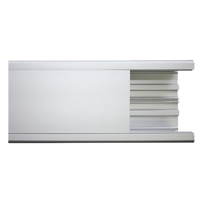 Canaleta de aluminio / 99 x 72 mm / 3 m (9.84 ft) / Área 6,334 mm² / -20°C a 120°C