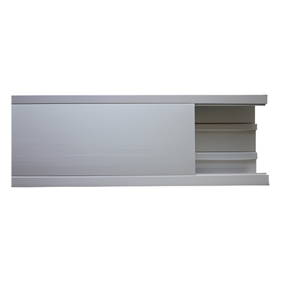 Canaleta de aluminio / 100 x 51 mm / 3 m (9.84 ft) / Aluminio anodizado / -20°C a 120°C