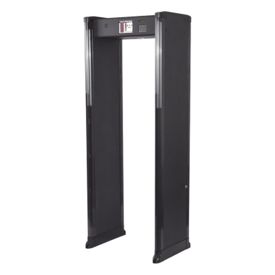 Arco Detector de Metales / 6 Zonas Independientes / Sensor IR Anti-Falsas Alarmas / Uso en Intemperie / Rango 0°C a 55°C / Certificación FAA