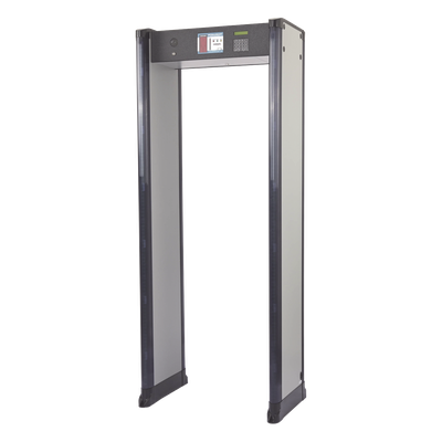 Arco Detector de Metales / 6 Zonas de Detección / Sensor IR Anti-Falsas Alarmas / Certificación FAA / Anclaje para Piso