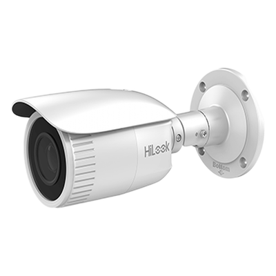 Bala IP / 4 MP / Lente Motorizado 2.8-12 mm / IR EXIR 30 m / PoE / IP67 / WDR 120 dB / Micro SD 256 GB / 98 ft