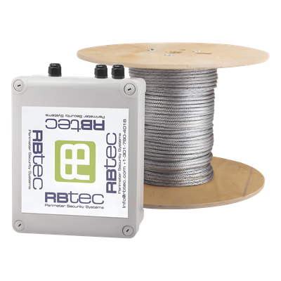 Kit de Cable Sensor Perimetral IRONCLAD para Cercas Ciclónicas / 152 METROS / 1 ZONA / Sin Falsas Alarmas por Viento / TODO Incluido