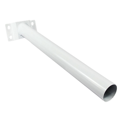 Brazo de Soporte para Luminario Público / Aluminio 50 mm / Longitud 500 mm (19.7 in) / Montaje en Pared / Compatible con Luminaria Solar