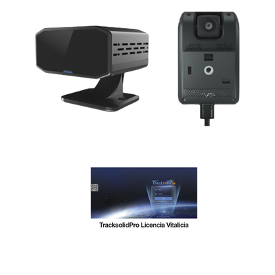 Dashcam Dual IP / 4G / ADAS / DMS con IA / Comunicación Bidireccional / Licencia Plataforma Incluida