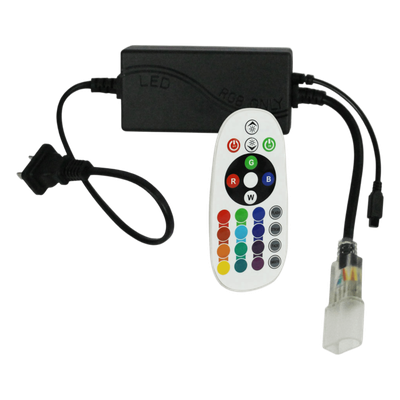 Adaptador de Corriente LED / Control Remoto RGB / 50 m (164 ft) / 127V~ / 300W Máx / IP65