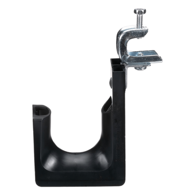 Sujetador tipo J-Hook / Abrazadera de tornillo / Hasta 46 cables Cat6 / Carga 13.61 kg / Nylon 6.6 / 1 pieza