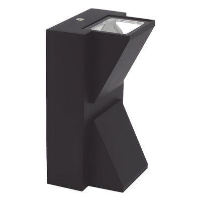 Lámpara Arbotante LED / 6 W / 330 lm / Luz Cálida 2 700 K / IP54 / 85-265 Vca~ / Montaje en Pared