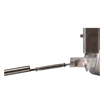 Montaje Ajustable para Antena / Acero Inoxidable / 3.3 kg / Resistente a Vientos Extremos / Compatible JRMA0-1200 y JRC-DD35