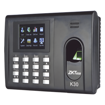 Terminal de Tiempo y Asistencia / Huella y Tarjeta 125 kHz / 1,000 Huellas / 80,000 Eventos / Batería de Respaldo 2Ah / TCP/IP USB / Control de 1 Puerta