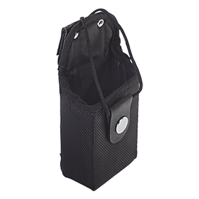 Funda de Nylon Reforzada para Radio / Broche Frontal / Forro de Vinilo Resistente a Baterías / Zona Abierta PTT y Audio / 58 x 85 x 37 mm