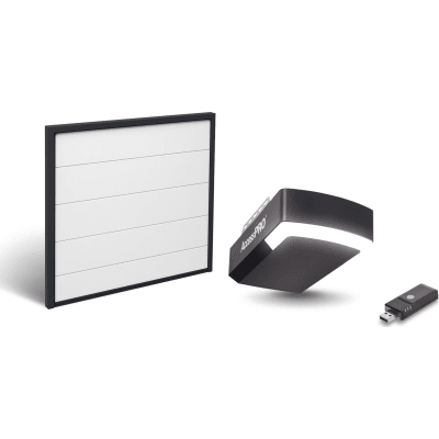 Kit Puerta de Garage 14×9 Pies (4.27 x 2.74 m) / Imitacion madera / Motor DC 1/2 HP / Insulada / Activación WiFi / Hasta 50 Controles / Lámina Calibre 26