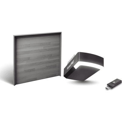 Kit Puerta de Garage 20×9 Pies / Insulada 43 mm / Motor FS1000M 1/2 HP / Interfaz WiFi ACCESSWIFI / Extensión de Riel / Incluye 3 Controles