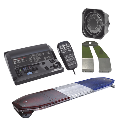 Kit de Torreta LED / 48″ (1219 mm) / 216 LEDs Dual Color / IP67 / 12-24 VCD / SAE J845 Clase 1 / Perfil Bajo