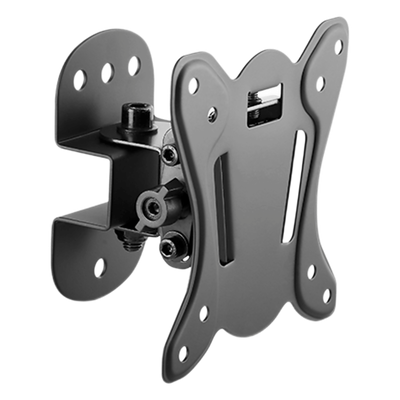 Soporte de Pared para Monitor / 13 a 27 Pulgadas / Carga 25 kg (55 lbs) / VESA 75×75 y 100×100 / Inclinación +3° a -12° / Giro ±25° / Separación 65 mm