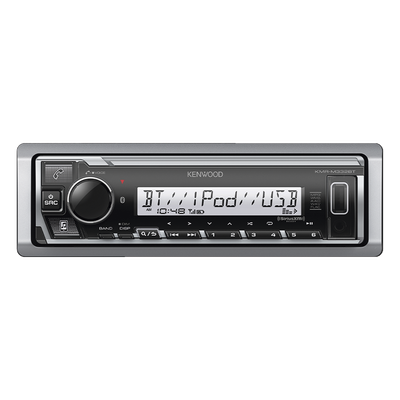 Estéreo Marino / Bluetooth / Ecualizador 13 Bandas DTA / Iluminación 12 Colores / 3 Salidas Preamplificadas 4.0V / USB Frontal + Aux 3.5mm