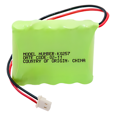 Batería de Respaldo NiMH / 6V / 700 mAh / Conector 2 Pines / Hasta 6 Horas de Autonomía