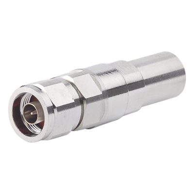 Conector coaxial / N macho recto / 1/2 pulgada / 0-8800 MHz / IP68 / Blindaje -130 dB